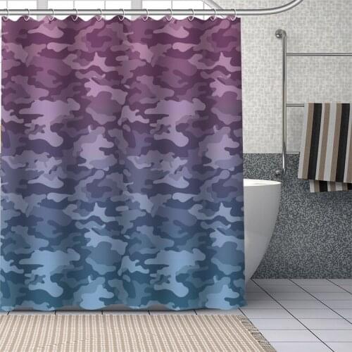 Custom camo background Shower Curtains DIY Bathroom Curtain Fabric Washable Polyester for Bathtub Art Decor douchegordijn