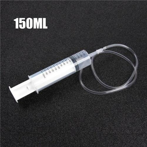 150ml Large Measuring Syringe Plastic Syringe + 80CM Tube For Hydroponics Nutrient Measuring