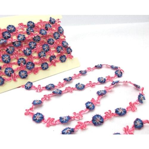 2 Yards 1/2 Inch Woven Rococo Ribbon Trim|Decorative Floral Ribbon|Scrapbook Materials|Clothing|Decor|Craft Supplies