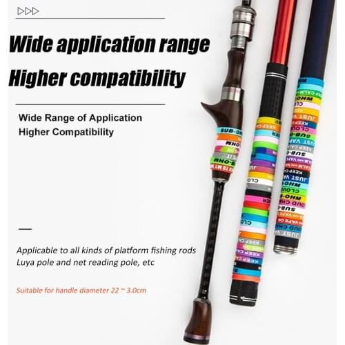 20pcs Fishing Rod Handle Protective Case Lure Silica Gel Rod Clip O-shaped Ring Protector Anti-Slip Ring Tackle