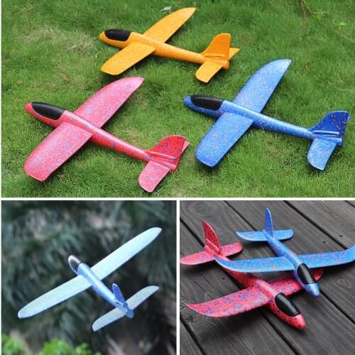 2019 DIY Hand Throw Flying Glider Planes Toys For Children Foam Aeroplane Model Party Bag Fillers Flying Glider Plane Toys Game