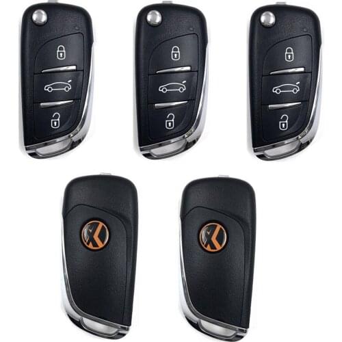 5pcs/lot XHORSE Wireless Remote Key For DS Type 3 Buttons XNDS00EN Universal Remote Key For VVDI Key Tool For VVDI2 XKDS00EN