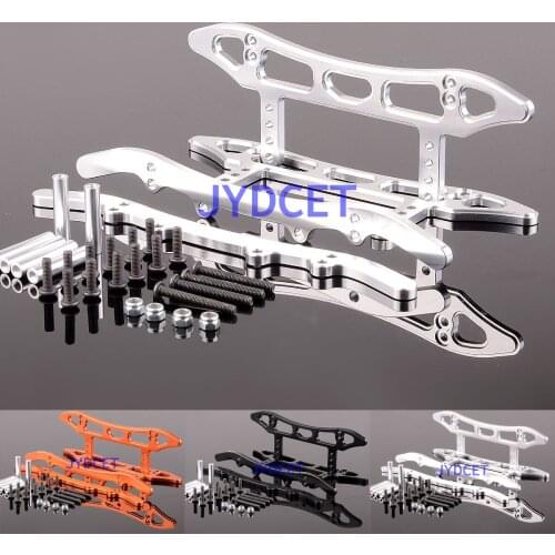 Aluminum Chassis Sled Guard Set For RC Model Axial SCX10 Crawler #SCX331A2-OR