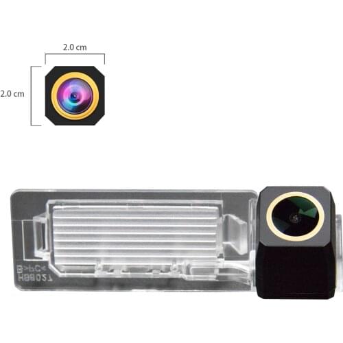 Misayaee Golden HD Car Rear View Reverse Camera Plate Light for Audi A4 A4L A5 TT Q5 2009-2012