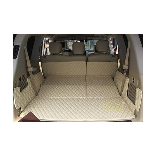 Car Travel Brand Special trunk mats for Nissan Patrol 7 seats Y62 waterproof durable boot carpets for Patrol -2013