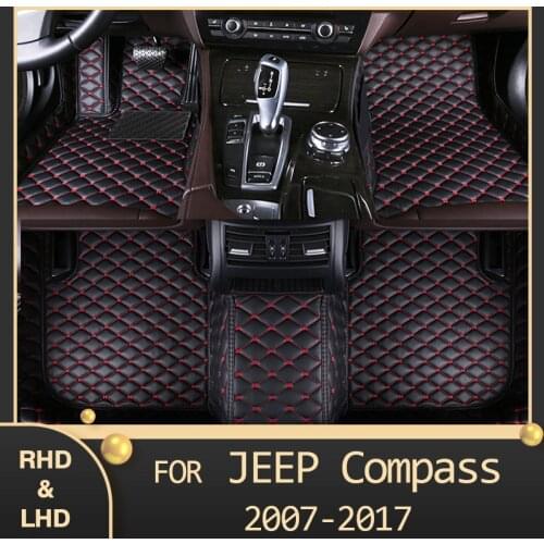 MIDOON Car floor mats for Jeep Compass 2007 2008 2009 2010 2011 2012 2013 2014 2015 2016 2017 Custom auto foot Pads