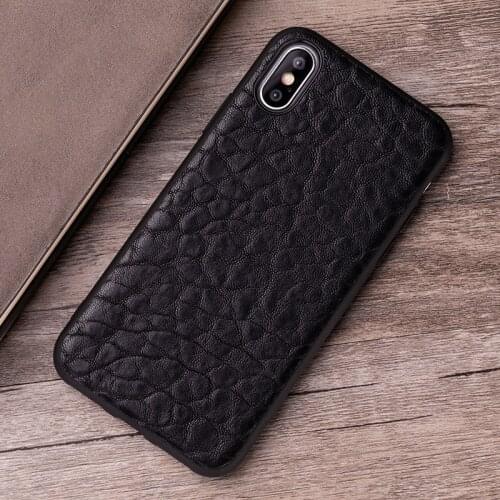 Genuine Leather Phone Case For iPhone 12 Mini 11 Pro For Apple X XS Max XR 6 6S 7 8 Plus SE 2020 Luxury Natural Sheep Skin Cover