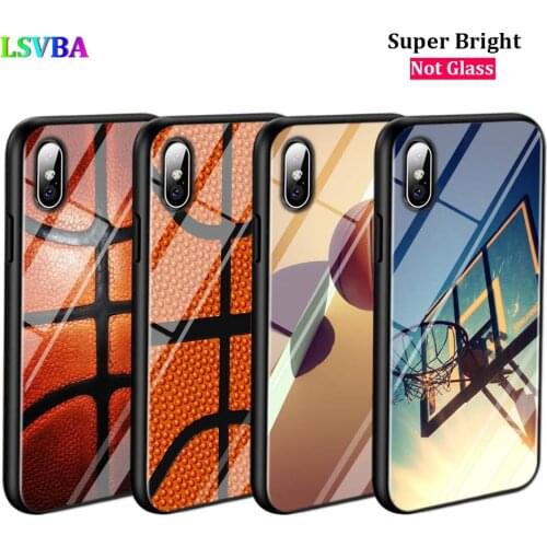 Black Cover Cool basketball Fashion for iPhone 11 11Pro X XR XS Max for iPhone 8 7 6 6S Plus 5S 5 SE Glossy Phone Case