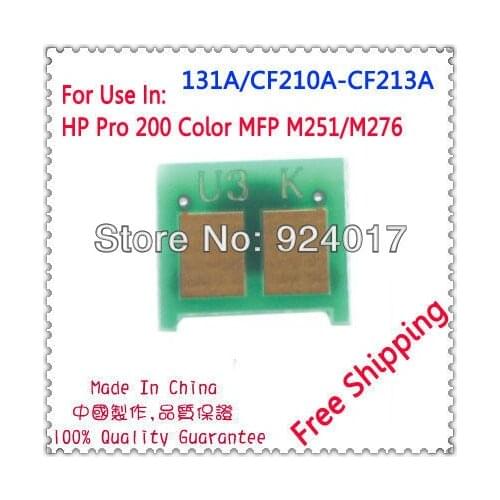 For HP 200 Color M251 M276 251 276 Printer Toner Chip,For HP 131A 131X CF210A CF210A CF211A CF212A CF213A 131 210 212 Toner Chip