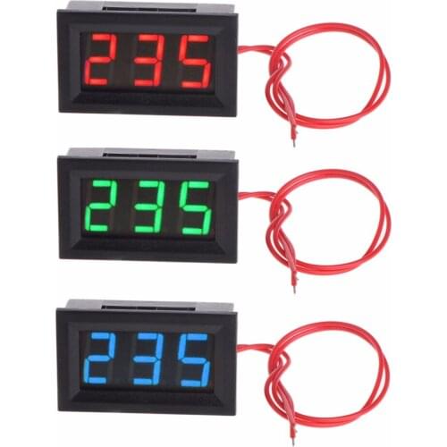 48x29x20mm 0.56" AC 30V-500V LED Digital Voltmeter Voltage Meter Monitor Tester For 110V 220V 380V Tester Tools