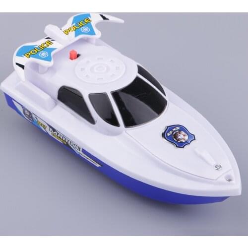 Battery Operated 6 Inch Water Boat Toy for Baby Kids Bath Bathtub Bathtime Swimming Pool Fun Toy Birthday Gift - White
