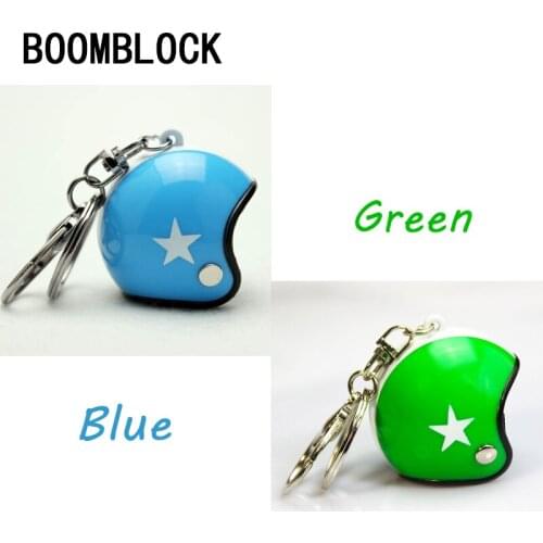 1Pcs Creative Motorcycle Safety Helmet Car Keychain for Peugeot 307 206 407 Citroen C4 C5 Honda Civic Accord CRV Lada Vesta