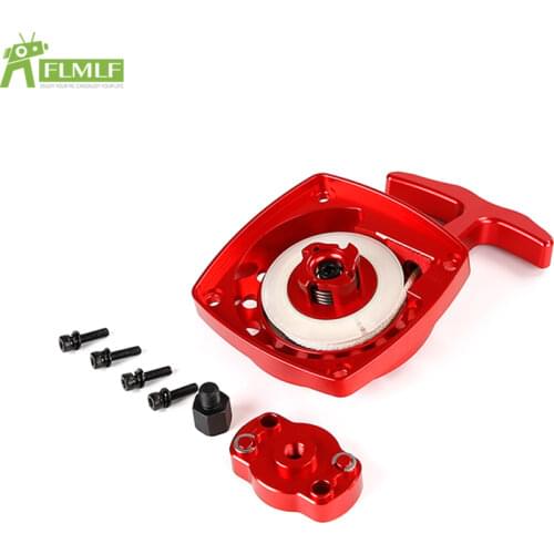 Alloy CNC Easy Started Pull Starter & Dial Kit for 1/5 HPI ROFUN BAHA ROVAN KM BAJA Losi 5ive T FG GoPed RedCat Rc Car Toy Parts