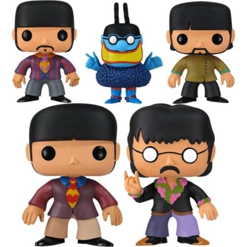 New the Beatles Theme Series star peripheral boy limited Vinyl Action Figures Collection Model Children Toys