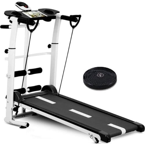2019 new treadmill, folding mechanical treadmill, fitness treadmill, multi-function silent fitness equipment treadmill with belt