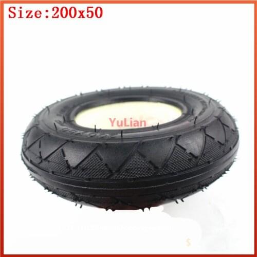 200x50 Solid Tires For Electric Scooter Balance Scooter Electric Bicycle Tubeless Tyre For Mobility Scooter Wheelchair Tire