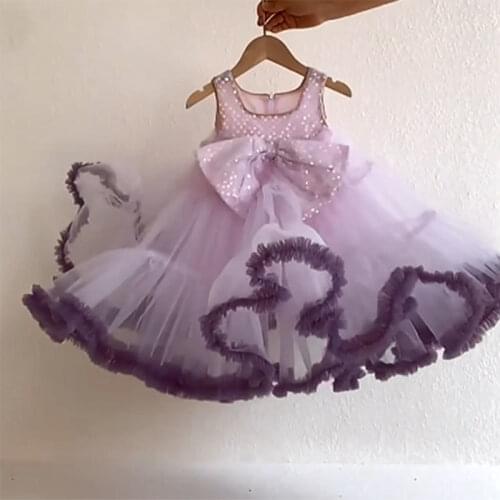 Girls Autumn Long Sleeve Dress 2020 New Arrival Pink Black Puff Sleeve Fashion Kids Dress apparel Childs clothes