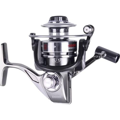 HiUmi All Metal Spinning Fishing Reel 12+1BB 1000-7000 Series Spinning Reel Boat Rock Fishing Wheel For Pesca Full Metal