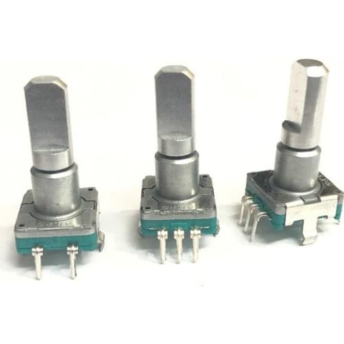 3 pieces EC11 EC11E15244G1 Rotary Encoder 30 Positioning 15 Pulse With Push Switch 5-pin Shaft 20MM Navigation Volume Switch