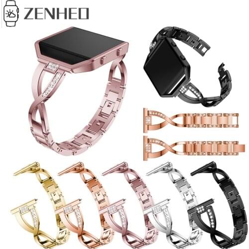 Bands With Frame Case For Fitbit Blaze Stainless Steel Watch Straps Replacement Watchband For Fitbit Blaze Smart Watch