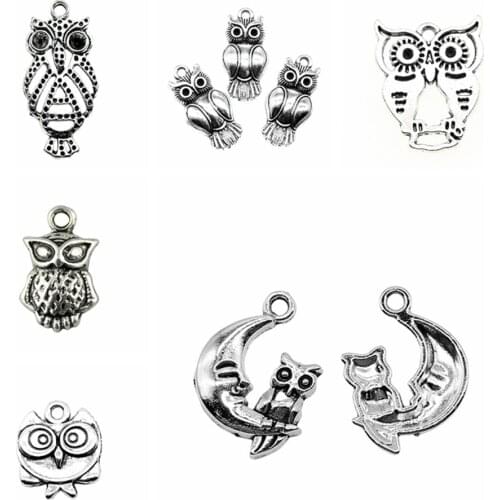 Sejuani diy charms for jewelry making kit pendant for bracelet jewelry accessories Owl Charms