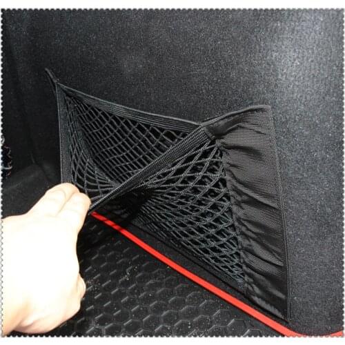 40cm*25CM auto Trunk Box Storage Bag Mesh Net Car accessories for Chevrolet Impala Chaparral Blazer Traverse Tahoe Equinox