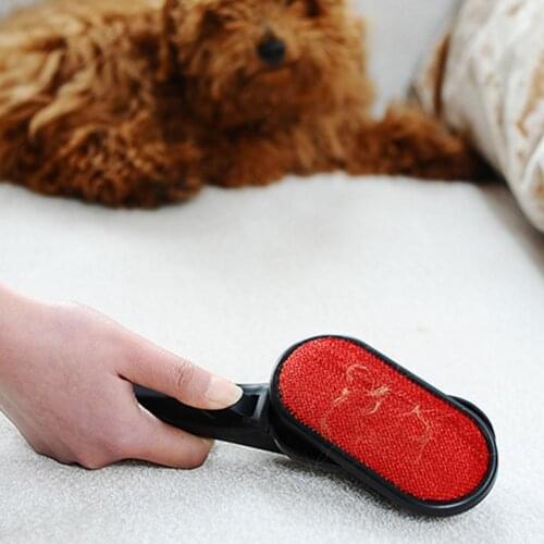 Cleaning Brush with Handle Anti-Static Plastic Pet Hair Remover for Home