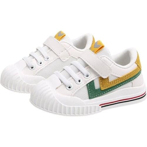 Boys Sports Shoes Childrens Shoes 2020 Spring and Autumn New Girls Breathable Casual Shoes Explosions Baotou Biscuit Shoes