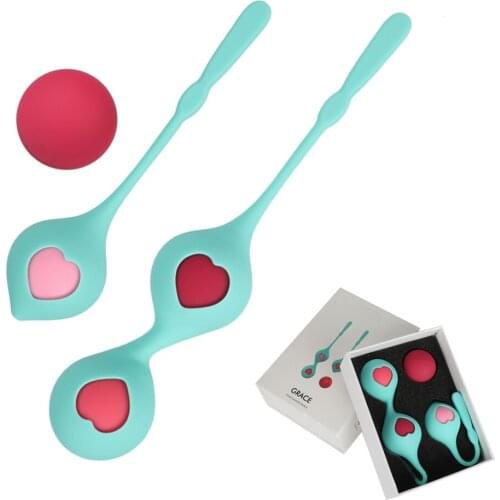 Vagina Muscle Tighten Exercise Trainer Sex Toys For Women Ben Wa Kegel Ball Vaginal Tightening Exerciser Vibrator Ball for Women