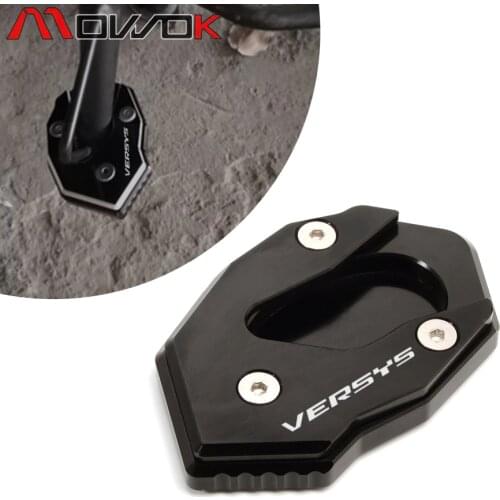 Motorcycle Kickstand Extension Plate Side Stand Enlarge Pad For KAWASAKI Versys 300 VERSYS X300 versys X250