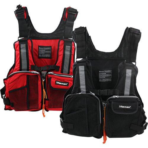 Unversal Paddle Kayak Life Vest Life Jacket for Adult Survival Suit Water Sports Safety Wear with Reflective Stripe Multi-pocket