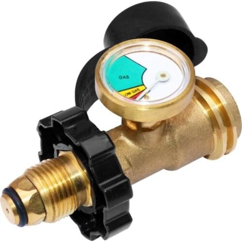 Universal BBQ Gas Propane Pressure Gauge Tank RV Pressure Gauge Level Indicator