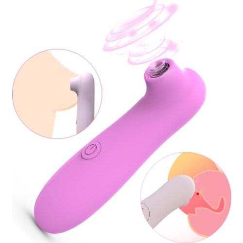 Sucking Vibrator Clit Sucker Clitoris Stimulator Masturbator Dildo Nipple Licking Tongue Oral Toys For Adults Sex Toys for Woman