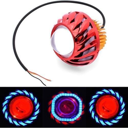 1PC Motorcycle Led Headlight Round Angel Eyes Spot Light Fog Lamp For Suzuki RM125 RM250 rm 85 125 250 rmx 250 rmz 250 450