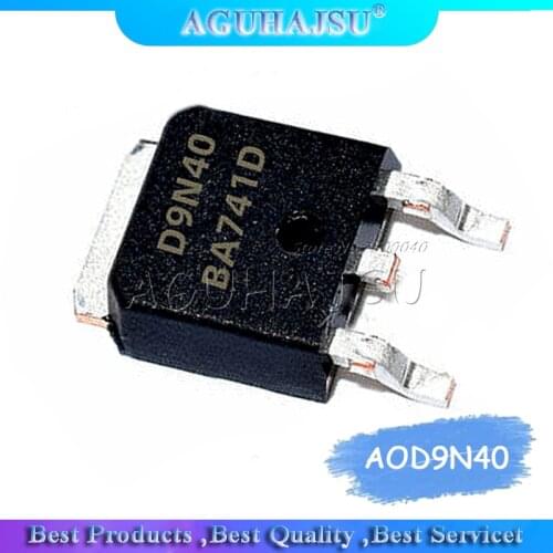 10pcs AOD9N40 TO-252 D9N40 TO252 9N40 400V 8A new original