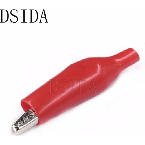 10PCS 35mm 3.5cm Red Alligator Clip Power Clamp Test Clip Power Clip