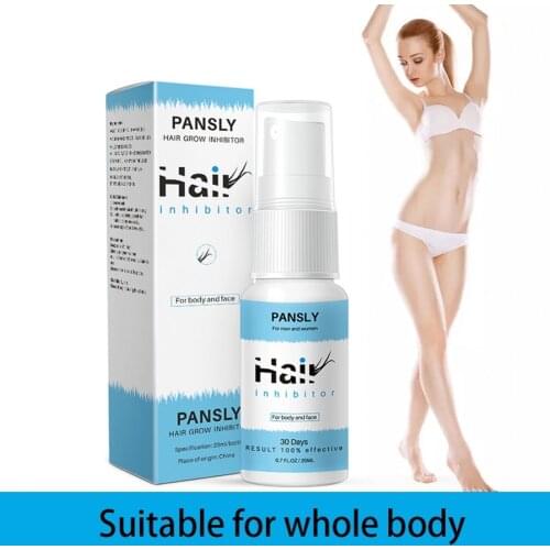 20ml Hair Suppression Spray Gentle Moisturizing Nourishing Lotion Hair Removal Leg Stop Hair Inhibiting Spray