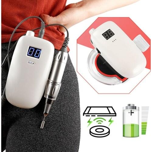 30000RPM Nail Polisher Nail Drill Machine Rechargeable Nail File LED Display Nail Tools Manicure Machine