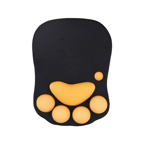 3D Cute Mouse Pad Anime Soft Cat Paw Mouse Pads Wrist Rest Support Comfort Silicon Memory Foam Gaming Mousepad Mat