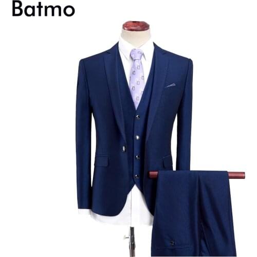 Мужские классические костюмы Batmo China At AliExpress