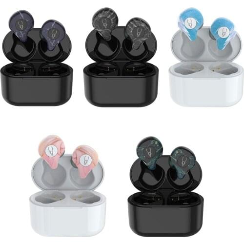 Wireless Bluetooth 5.0 Music Earphones in-ear Sports Headphones Hands Free Call Headset Suitable for Android IOS Smart Phone