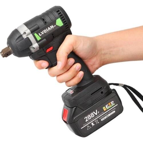 330N.M Electric Cordless Brushless Impact Wrench 288VF 3000rpm Ratchet Driver Waterproof Impact Wrench with Battery Power Tool