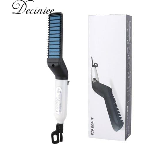 Electric Beard Straightener Styler Hair Styling Comb Multifunctional Hair Curler Brush Styling Tool for Men Beauty Tool For Men