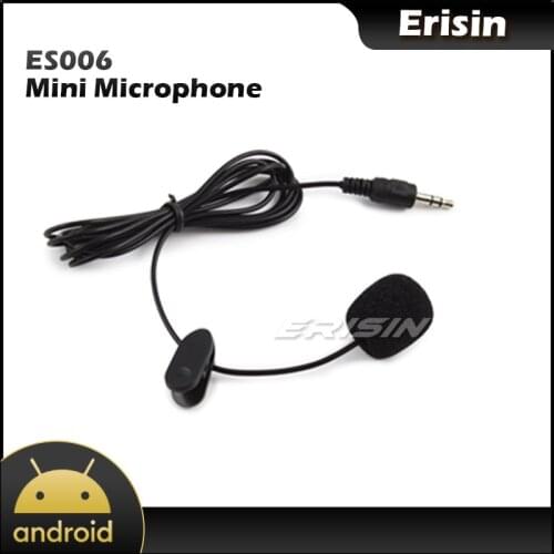 Erisin ES006 Mini 3.5mm External Microphone for PC Bluetooth Enable Device Car Stereo Autoradios