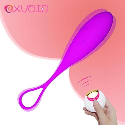 EXVOID 10 Frequency Egg Vibrator Orgasm Sex Toys for Women G-Spot Massager Remote Control Clitoris Stimulator Adult Products