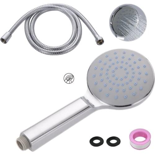 Shower head water saving high pressure ABS plastic bathroom hand shower set high pressure shower set