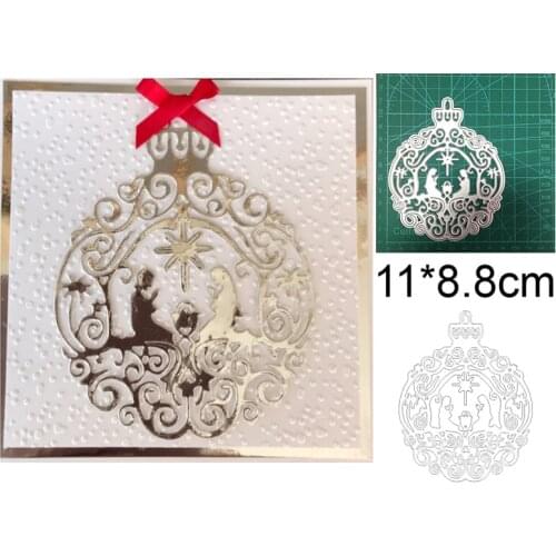 Christmas pendant Jesus Metal Cutting Dies Cutout Stencils Die Cut for DIY Scrapbooking Album Paper Card Embossing for Kids DIY