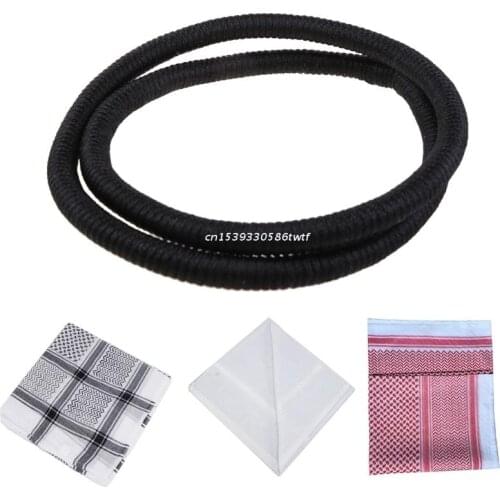 Muslim Men Plaid Print Headscarf Arab Shemagh Dubai Turban Neck Wrap Keffiyeh Arabic Middle East Desert Headcover Dropship