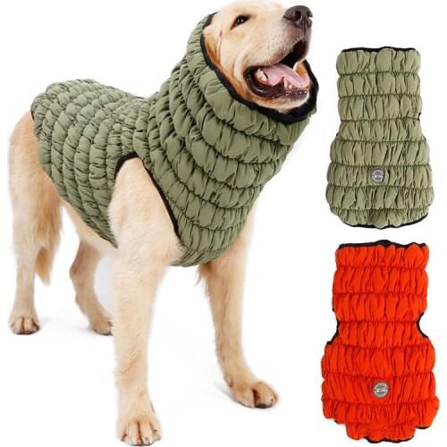 2021 Autumn Winter Warm Soft Coats Overalls For Dogs Pet Clothing Stretch Warm Vest Jacket Four Colors On Both Sides Dog Clothes