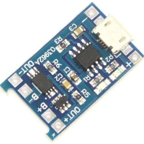 5V Micro USB 1A 18650 Lithium Battery Charging Board Protection Charger Module For Arduino Diy Kit